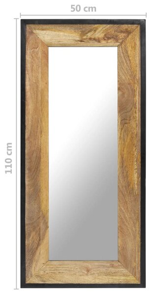 Tömör mangófa tükör 110 x 50 cm