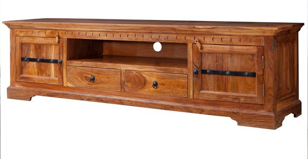 CAMBRIDGE HONEY TV asztal 200x55 cm, akác