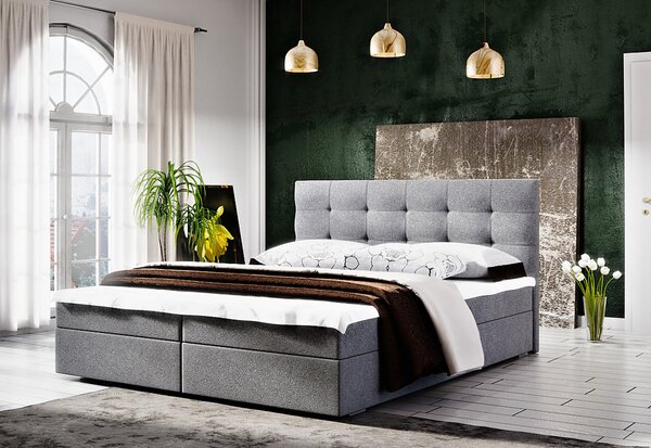 FADO 2 kárpitozott ágy + ágyrács + matrac, 160x200, cosmic 160
