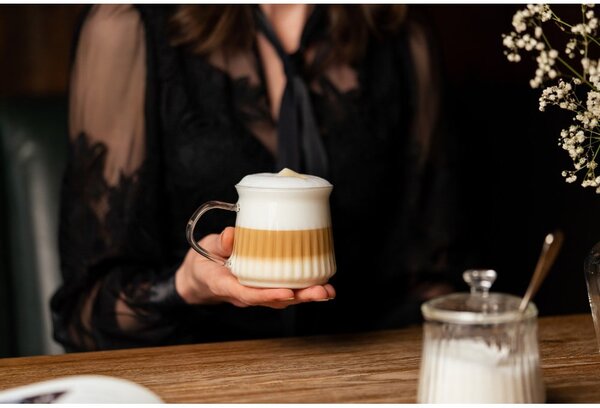 Duplafalú bögre szett cappucinóhoz, 2 db-os 320 ml Mia – Vialli Design