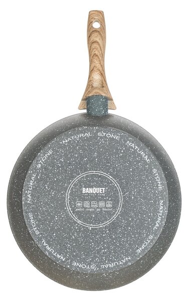 Banquet Natural Stone wok serpenyő, 28 x 7,8 cm