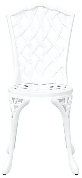 VidaXL Kerti Szék 2 pcs Fehér 39 x 40 x 87cm Alumínium