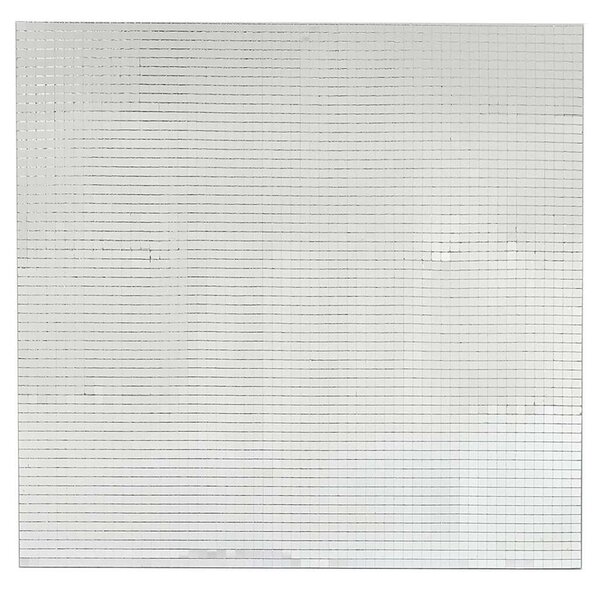 Tükör Mozaik Csempe Geometrikus 3 pcs Ezüst 30 x 30 cm Üveg