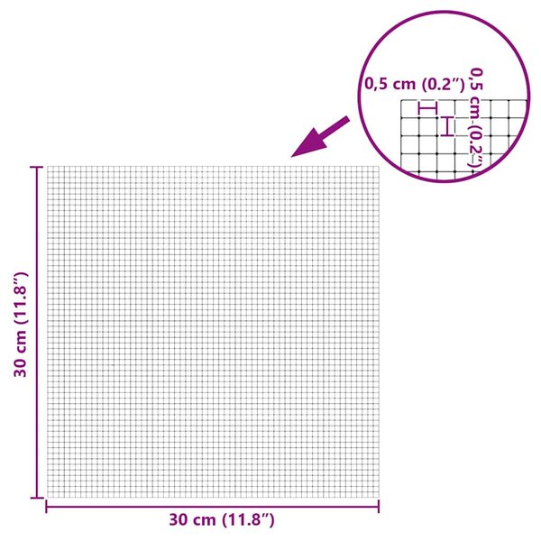Tükör Mozaik Csempe Geometrikus 3 pcs Ezüst 30 x 30 cm Üveg