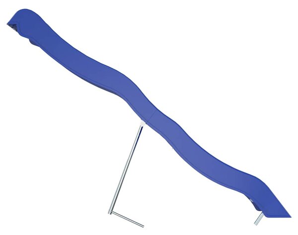 Kék polipropilén játszócsúszda 210 x 40 cm