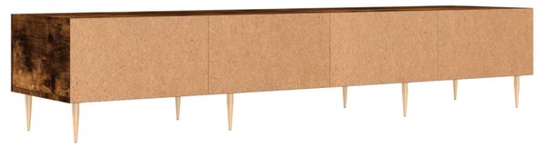 Füstös tölgy színű szerelt fa TV-szekrény 150 x 36 x 50 cm