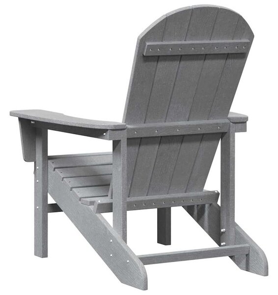 Adirondack szék Világosszürke HDPE