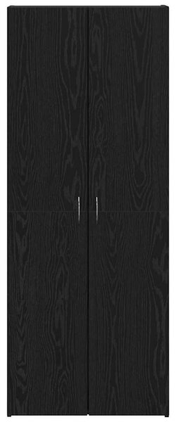 Irodai szekrény Fekete tölgy 60 x 32 x 152,5 cm Szerelt Fa
