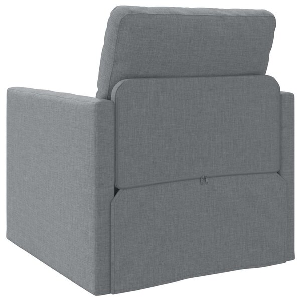 Kanapéágy 60cm Világosszürke szövet