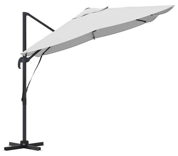 Napernyő 351 x 250 x 260 cm Pamut és Alumínium Homokszín