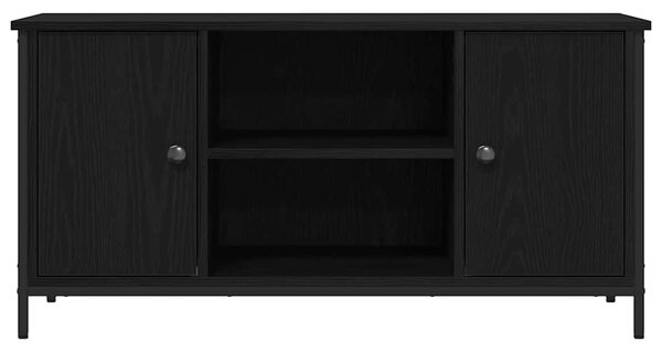 TV szekrény 100 x 40 x 50 cm Musta tammi Szerelt fa