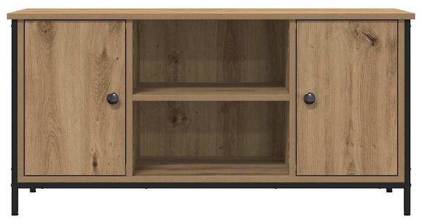 TV szekrény 100 x 40 x 50 cm kézműves tölgy Szerelt fa
