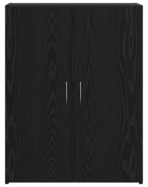 Irodai szekrény Fekete Tölgy 70 x 32 x 77.5 cm Szerelt Fa