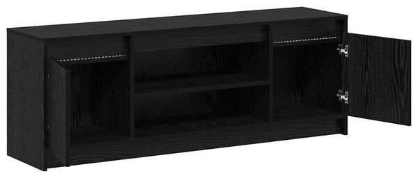 TV egységek 139,5 x 34 x 50 cm Fekete Szerelt fa