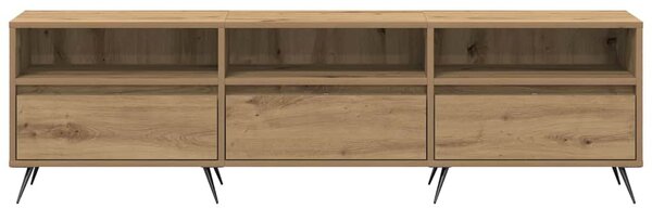 TV szekrény 150 x 30 x 44,5 cm kézműves tölgy Szerelt fa