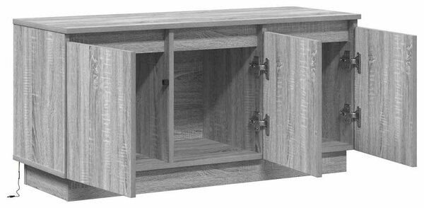 TV szekrény 100 x 38 x 49 cm Szürke Sonoma Szerelt Fa