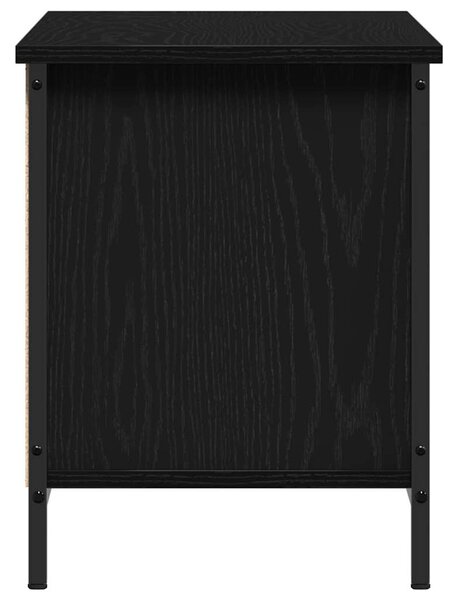 TV szekrény 102 x 35 x 45 cm Fekete tölgy Szerelt Fa