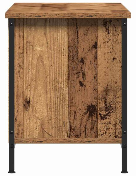 TV szekrény 102 x 35 x 45 cm Öreg fa Szerelt Fa