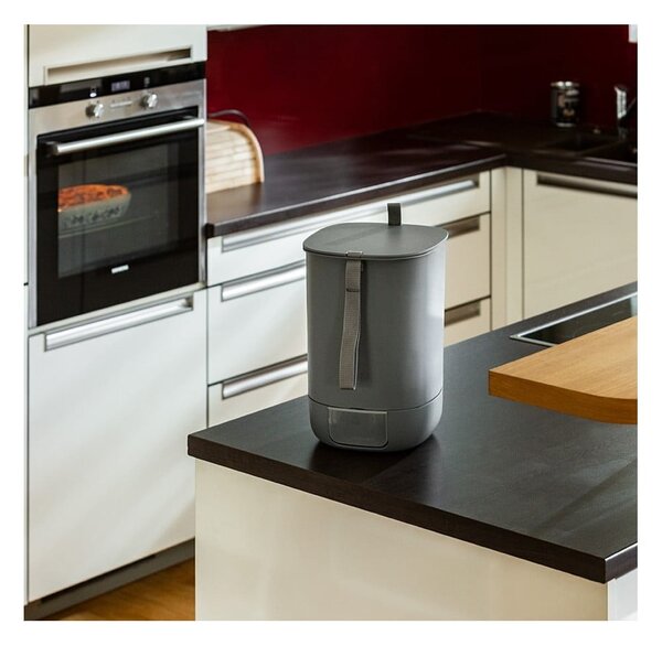 Szürke komposztáló 10,6 l Bokashi – Plastia
