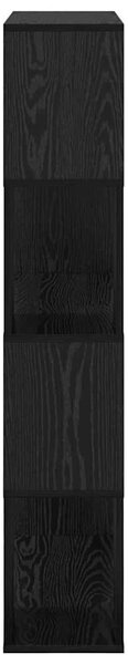 TV szekrény garnitúra 80 x 24 x 125 cm Fekete Szerelt Fa