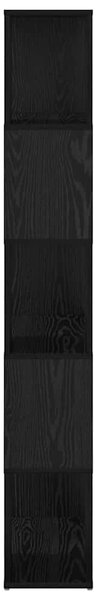 TV szekrény garnitúra 60 x 24 x 156 cm Fekete Szerelt Fa
