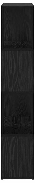 TV szekrény garnitúra 60 x 24 x 125,5 cm Fekete Szerelt Fa