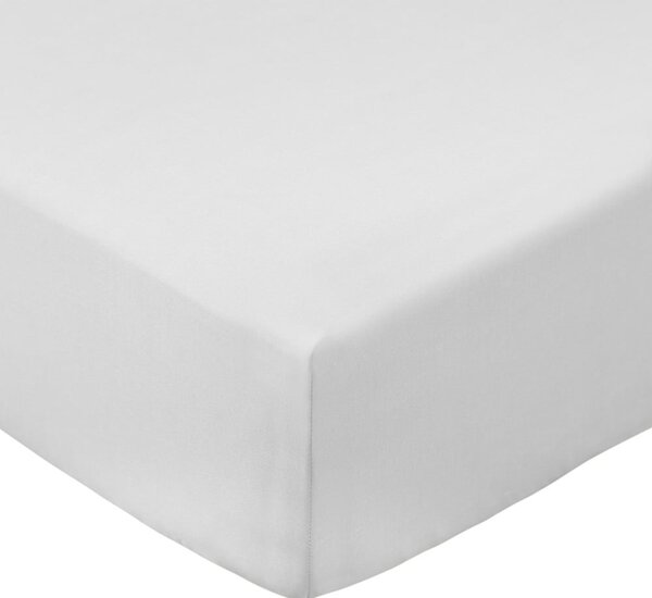 Fehér gumis pamut-perkál lepedő 90x190 cm Cotton Percale – Bianca