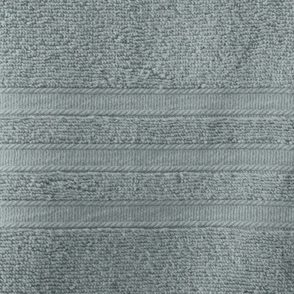 Szürkészöld frottír pamut törölköző és fürdőlepedő készlet 6 db-os Zero Twist – Catherine Lansfield
