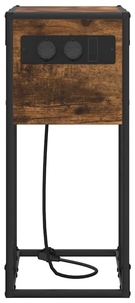 Éjjeliszekrény Füstölt tölgy 41,5 x 26 x 60,5 cm Faanyag