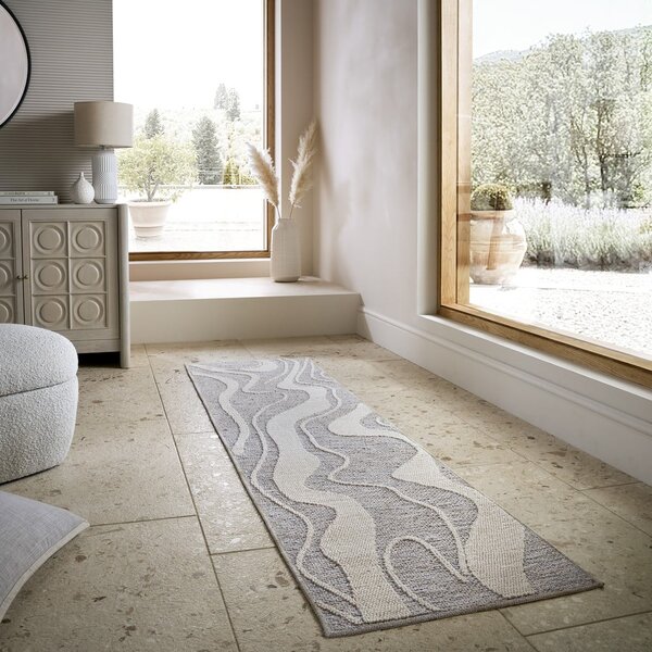 Szürke mosható futószőnyeg 60x223 cm Calder – Flair Rugs