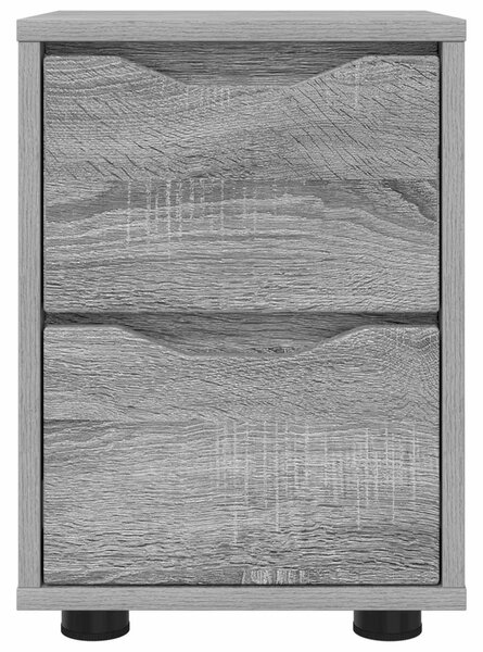 Éjjeliszekrények 2 db Szürke Sonoma 30,5 x 30 x 43 cm
