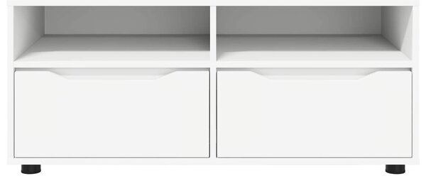 TV szekrény 100 x 48 x 43 cm Fehér Szerelt Fa