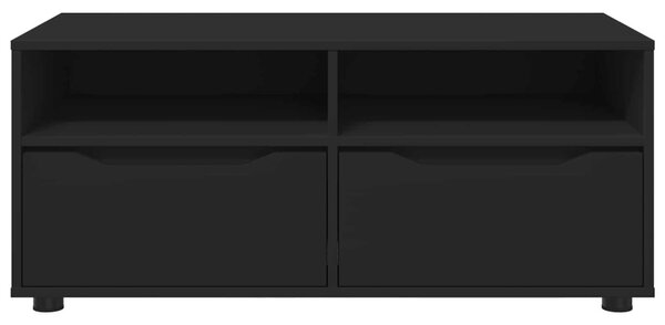 TV szekrény 100 x 48 x 43 cm Fekete Szerelt Fa