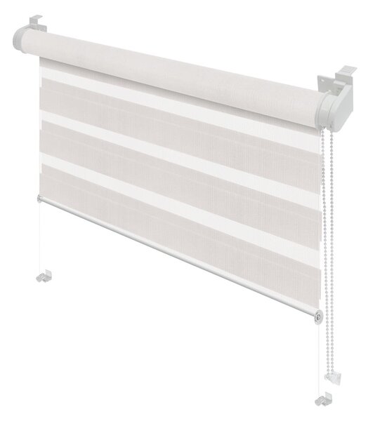Fehér nappali-éjszakai roló 68x215 cm Zebra – Gardinia