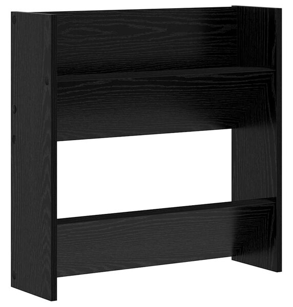 Cipőszekrény 2 pcs Fekete tölgy 60 x 18 x 60 cm Faanyag