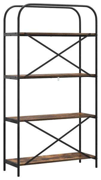 Könyvespolc Füstölt tölgy 80 x 30 x 146 cm Faanyag