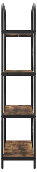 Könyvespolc Füstölt tölgy 80 x 30 x 146 cm Faanyag