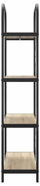 Könyvespolc sonoma tölgy 80 x 30 x 146 cm Faanyag