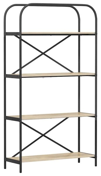 Könyvespolc sonoma tölgy 80 x 30 x 146 cm Faanyag