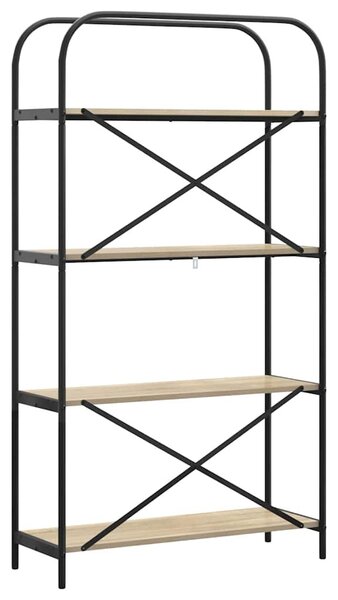 Könyvespolc sonoma tölgy 80 x 30 x 146 cm Faanyag