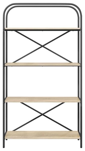 Könyvespolc sonoma tölgy 80 x 30 x 146 cm Faanyag