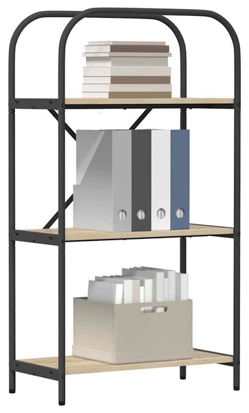 Könyvespolc sonoma tölgy 60 x 30 x 109 cm Faanyag