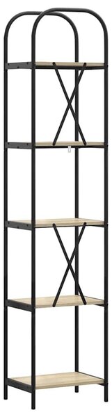 Könyvespolc sonoma tölgy 40 x 30 x 183 cm Faanyag