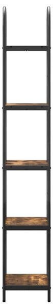 Könyvespolc Füstölt tölgy 40 x 30 x 183 cm Faanyag