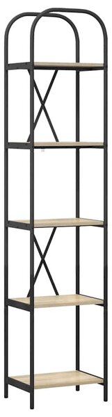 Könyvespolc sonoma tölgy 40 x 30 x 183 cm Faanyag