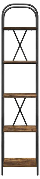 Könyvespolc Füstölt tölgy 40 x 30 x 183 cm Faanyag