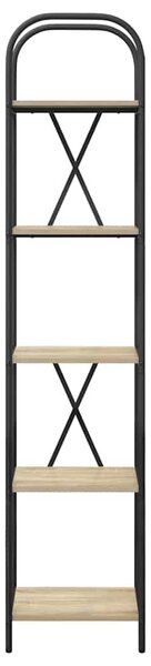 Könyvespolc sonoma tölgy 40 x 30 x 183 cm Faanyag