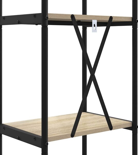 Könyvespolc sonoma tölgy 40 x 30 x 109 cm Faanyag