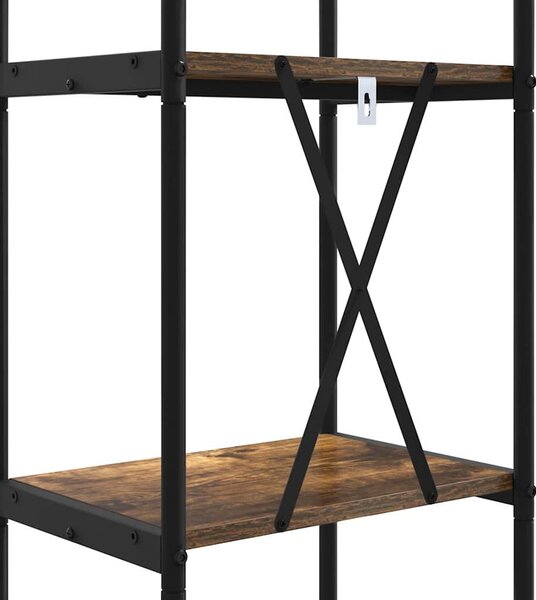 Könyvespolc Füstölt tölgy 40 x 30 x 109 cm Faanyag