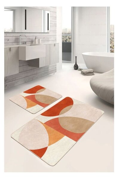 Bársony fürdőszobai kilépő szett 2 db-os 60x100 cm – Mila Home